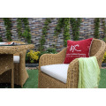 High Quality Poly Rattan Outdoor 6 Chairs Dining Set